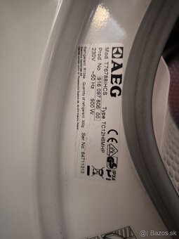 Predám sušičku značky AEG - 2