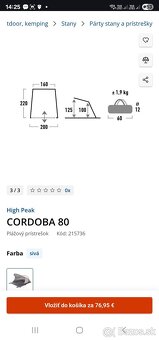 Plážový stan Hing Peak Cordoba 80 - 2