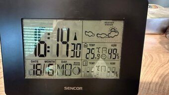 Meteostanica a hodiny s alarmom Sensor SWS 50B - 2