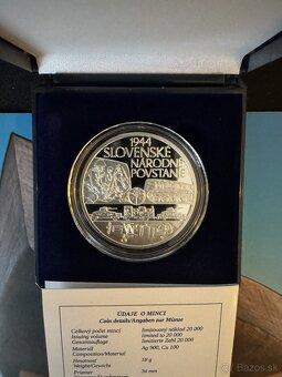 10 EURO Slovensko 2024 - Slovenské národné povstanie - PROOF - 2