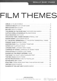 FILMOVÉ TÉMY - klavír - 2