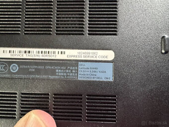 Predám pokazený notebook na náhradné diely zn.Dell e6440. - 2