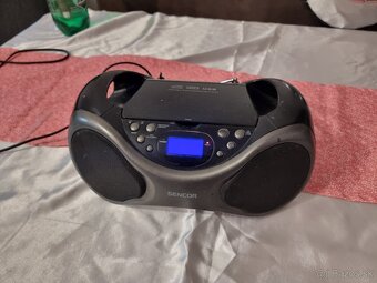 Rádio Sencor do kuchyne, na chatu, garáže FM, CD,MP3,USB - 2