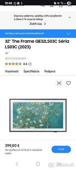 Predam sadu samsung frame + subwoofer - 2