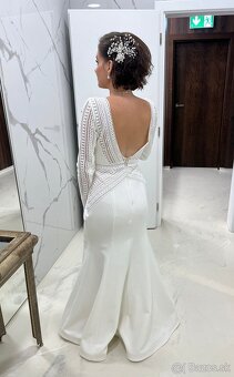 Elegantné svadobné šaty - 2