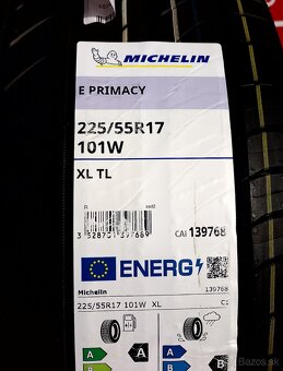 225/55 R17 Michelin - Nové - 2
