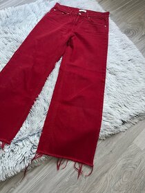 NOVÉ dámske červené džínsy značky Zara - 2
