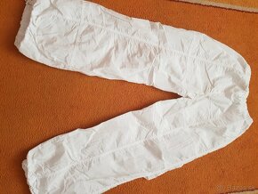 Biele parasuticke nohavice s bershka - 2
