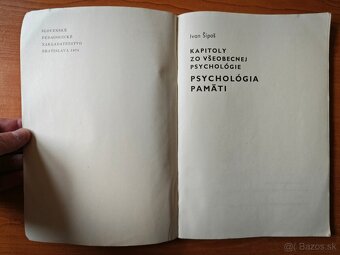 Speciální neurologie / Psychológia pamäti - 2