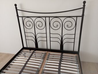 kovová posteľ ikea Noresund - 2