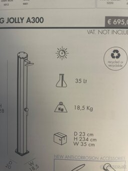 Solárna sprcha ARKEMA, A300 antracit - 2