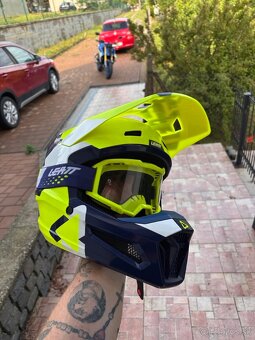 Motocross prilba a okuliare Leatt - 2
