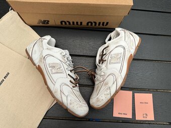 Miu Miu x New Balance Leather tenisky - 2