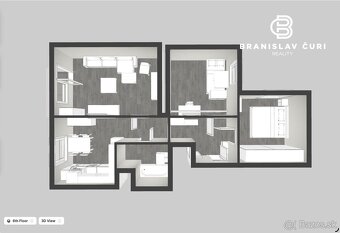 Aktualizovaná cena Predaj, 3 izb. byt, kompletná rekonštruk - 2