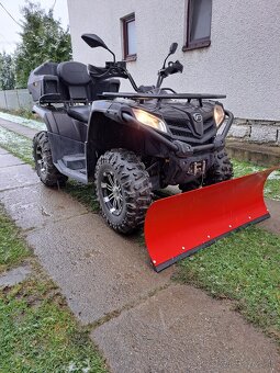 Snežný pluh na štvorkolku/malotraktor - 2