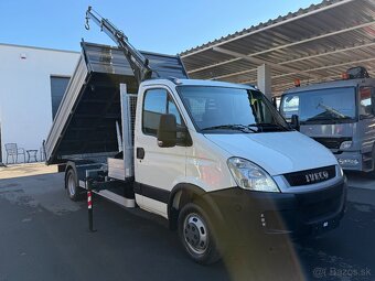 IVECO DAILY TROJSTRANNÝ SKLÁPAČ + HYDRAULICKÁ RUKA do 3,5t - 2