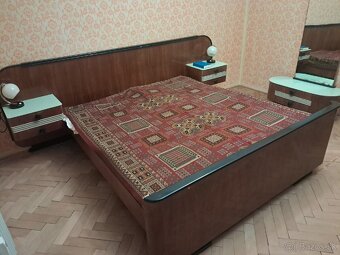 Retro vintage mid century manzelska postel - 2