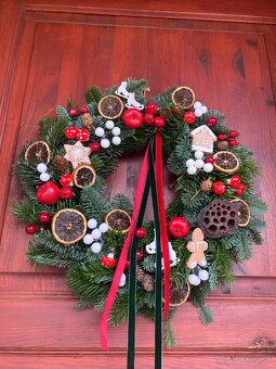 Vianočný venček na dvere - 2