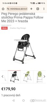 Jedálenská stolička Peg Perego Prima Pappa Follow me - 2