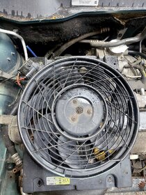 Chladič a ventilátor klíma  opel astra g - 2