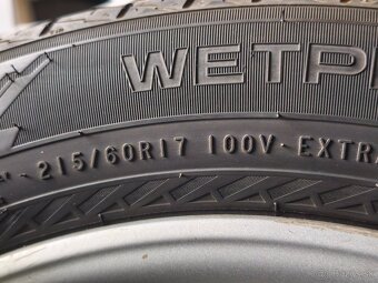 Alu disky 5x114,3 r17 letné pneumatiky 215/60 r17 Nokian 7mm - 2