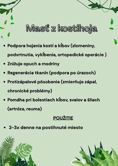 KOSTIHOJ LEKÁRSKY MASŤ - 2