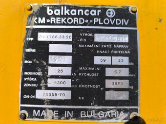 Predám vysokozdvižný vozík - pokazený motor - 2