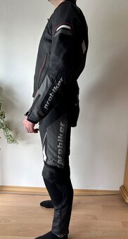 Kožený motorkársky komplet ProBiker – nohavice a bunda, veľk - 2