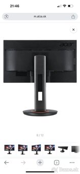23,6" Acer XF240QPbiipr Gaming, 144 Hz LED, Black - 2