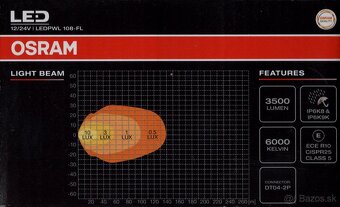 Prídavné svetlá Osram PWL 108-FL - 2