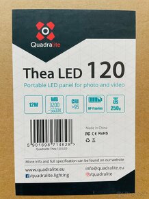 Quadralite Thea 120 LED svetlo BI-Color CRI - 2