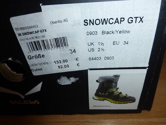 zimné topánky salewa gore-tex, veľk.34 - 2