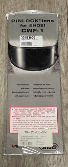 Na predaj PINLOCK SHOEI CWF-1 (Qwest, XR-110, X-SPIRIT II) - 2