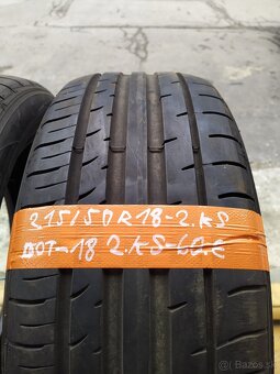 215/50 R18 falken letné 2.ks doveziem - 2