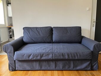 Pohodlná 3-miestna rozkladacia pohovka IKEA BACKABRO - 2