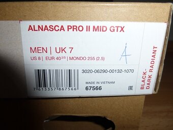 Turistické topánky Mammut gore-tex veľk.40 2/3 - 2