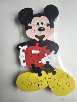 Detské vzdelávacie drevené puzzle Stitch, Krtko, Zuna, Zajac - 2