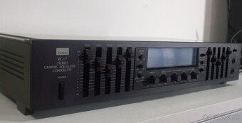 10-pasmovy cierny equalizer SANSUI RG-07, vyroba Japan, AE09 - 2