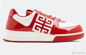 -75% Givenchy Red & White G4 tenisky veľkosť 41 a 42 - 2