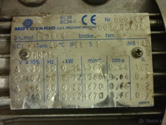 Elektromotor s prevodovkou - 2
