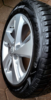 alu R17 5x114,3 zimné pneu 205/55, orig. Renault Scenic - 2