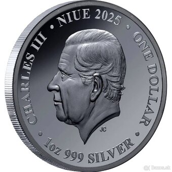 Luxusní stříbrná mince 1 oz Titanic Black Proof,2025 - 2