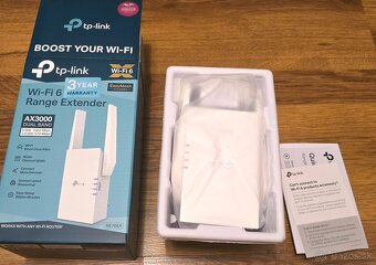 nový TP-Link RE705X AX3000 WiFi6 Range Extender - 2