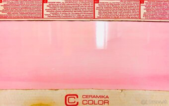 Ružové keramické kachličky, obklad - 2