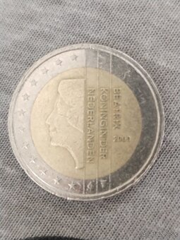 Holandska minca 2000 Kráľovná Beatrix - 2