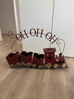 Vianočná dekorácia , veľký vláčik - 2