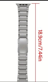 Titanový remienok na Apple Watch Ultra (aj 46, 45 mm) - 2