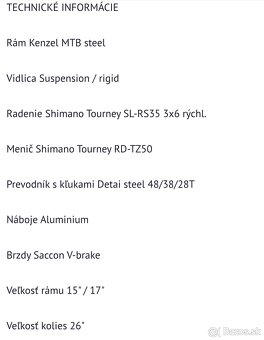 Predám dámsky horský bicykel - 2