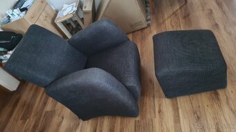 Kreslo a taburetka - 2