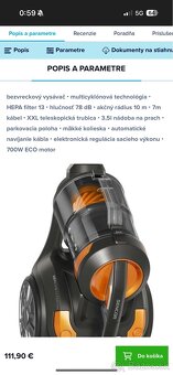 Podlahový vysávač Sencor SVC 1080TI čierny - 2